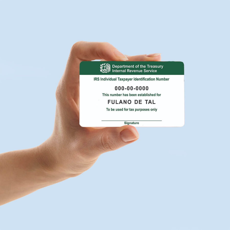 Cómo obtener una tarjeta con ITIN fácilmente