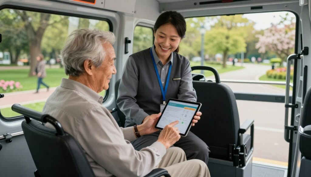 serviços de transporte para idosos